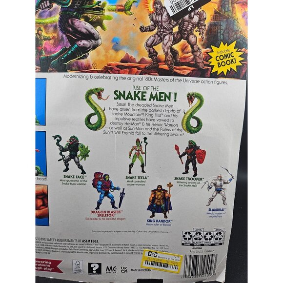 Masters Of The Universe Snake Face Deluxe Action Figure Retro Play - Picture 6 of 6